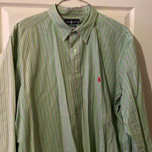Multi-Green Ralph Lauren Polo with Red Horse